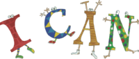 tsp-ican Animated letters spelling "I can"